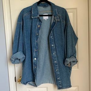 Zara trendy denim over shirt/jacket. Like new! In excellent condition!